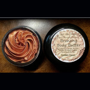 Bronzing Body Butter Get Your Tan On Natural Bronzer Super Moisturizing Sun Kissed Temporary Tan 4 or 8 oz Jars