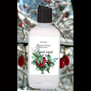 Natural Plant Based Liquid Dish Soap in Cozy Winter Scents Limited Time Only Effective Cleaning Power 8 oz Bottles Choose Scent