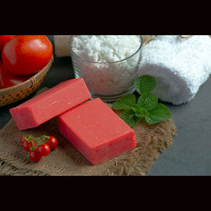 Tomato Facial Soap Bar Nature’s Refreshing Cleansing Bar Shrink Pores & More For All Skin Types Large 6.5 ounce Bar Au Naturel Scent