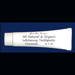 Whitening Toothpaste All Natural & Organic Perfect for Entire Family 1.7 oz Tube Assorted Flavors