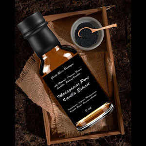 Madagascar Vanilla Extract 100% Pure Made With Organic Madagascar Vanilla Beans & Extraction Base of Organic Speciality Rum Highest Quality For Extraordinary Culinary Needs 5 oz Bottle