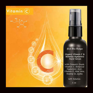 Organic Vitamin C Botanical Hyaluronic Serum Discover Nature's Hydration Secret Available in Either 10 or 15 Percent Solution