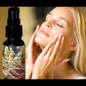 Carrot & Pumpkin Seed Face Serum For Soft Dewy Glowing Skin Use Nightly Before Bed 1 oz Bottle