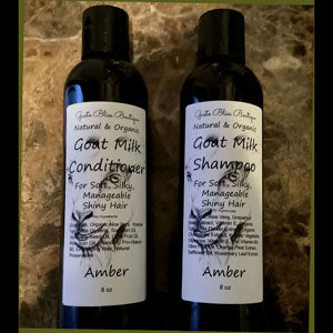 Goat Milk Shampoo and Goat Milk Conditioner Sold Separately The All Natural Organic Shampoo & Conditioner Healthy Manageable Soft Shiny Hair 8 oz Bottle