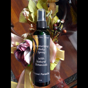 Body Spray With Moisturizing Natural Botanical Extracts 4 ounce Many Sultry Subtle Scents To Choose From